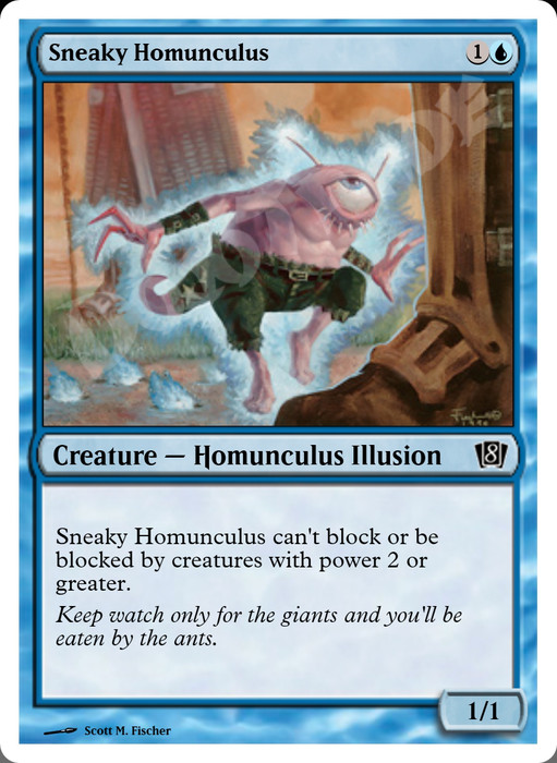 Sneaky Homunculus