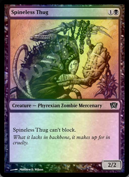 Spineless Thug FOIL