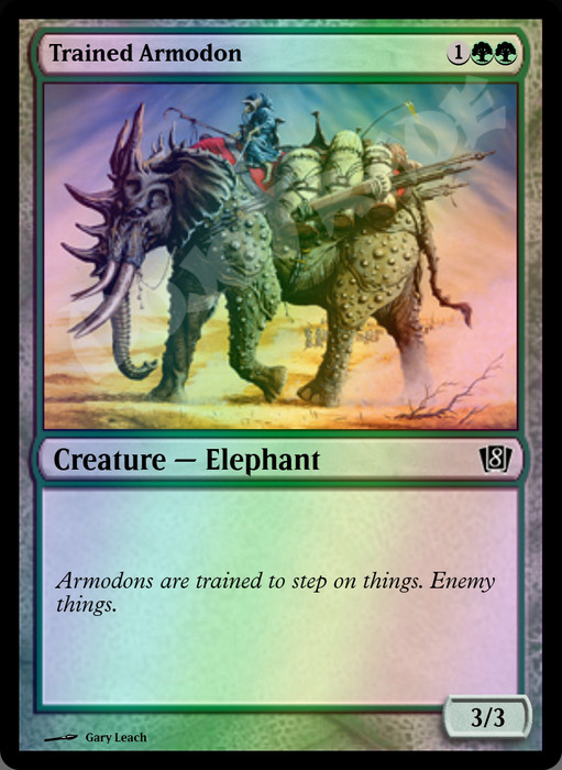 Trained Armodon FOIL