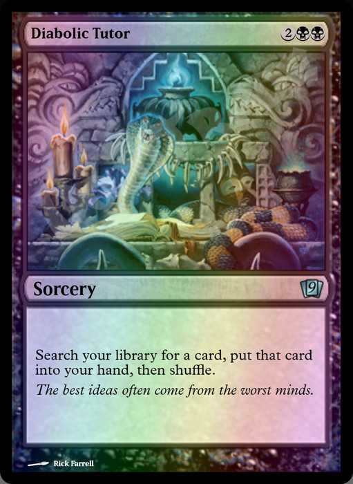 Diabolic Tutor FOIL