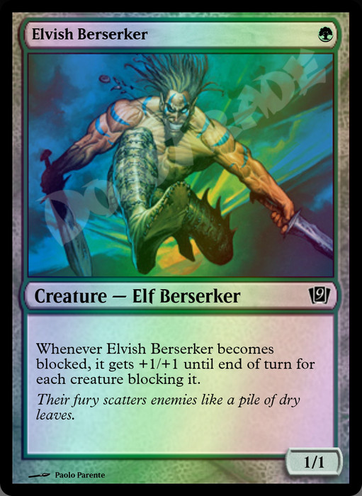 Elvish Berserker FOIL