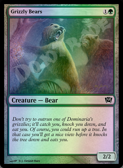 Grizzly Bears FOIL