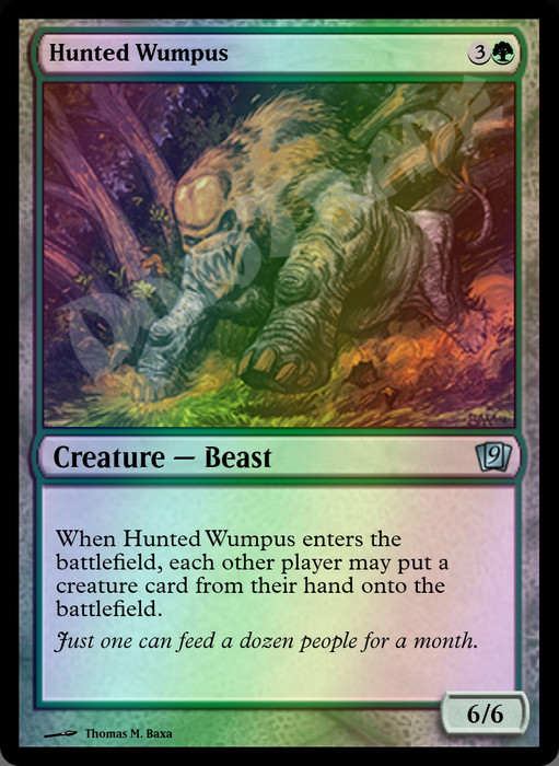 Hunted Wumpus FOIL