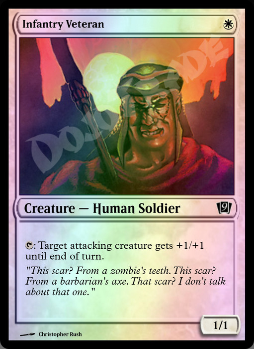 Infantry Veteran FOIL