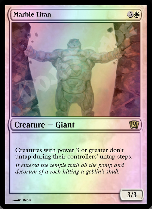 Marble Titan FOIL