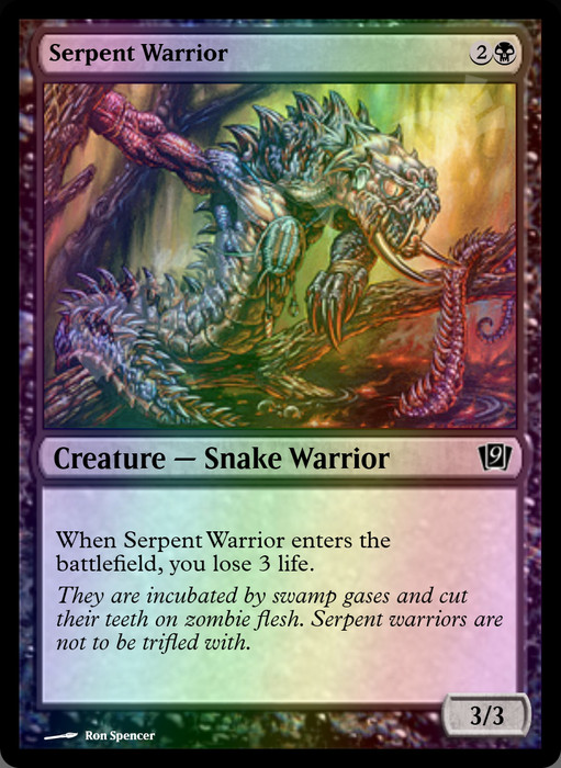 Serpent Warrior FOIL