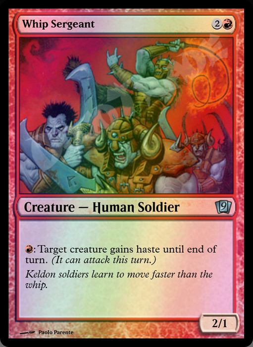 Whip Sergeant FOIL