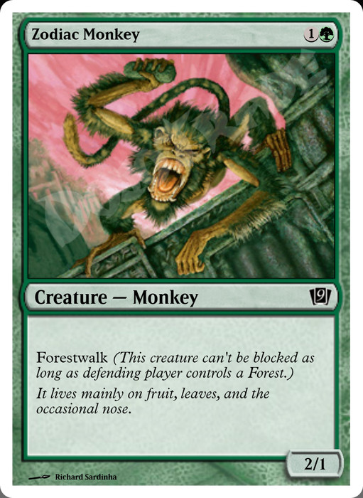 Zodiac Monkey