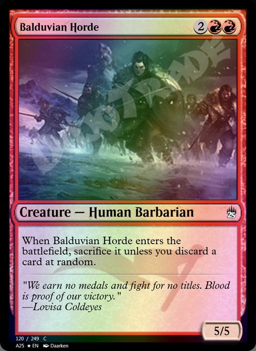 Balduvian Horde FOIL