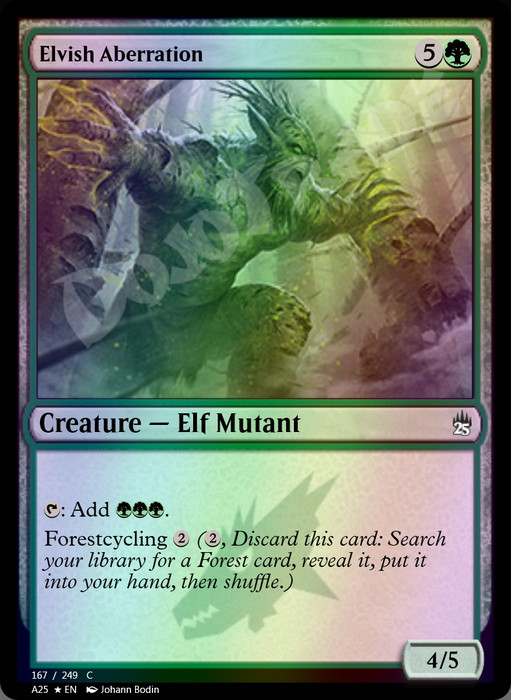 Elvish Aberration FOIL