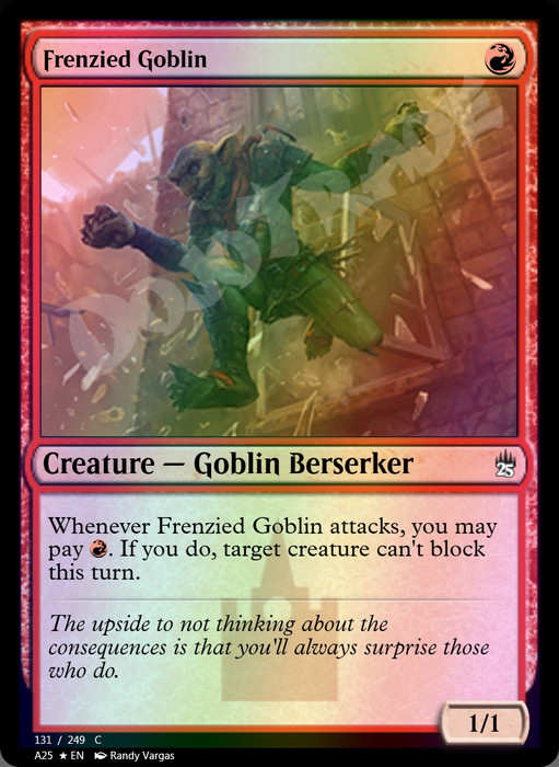 Frenzied Goblin FOIL