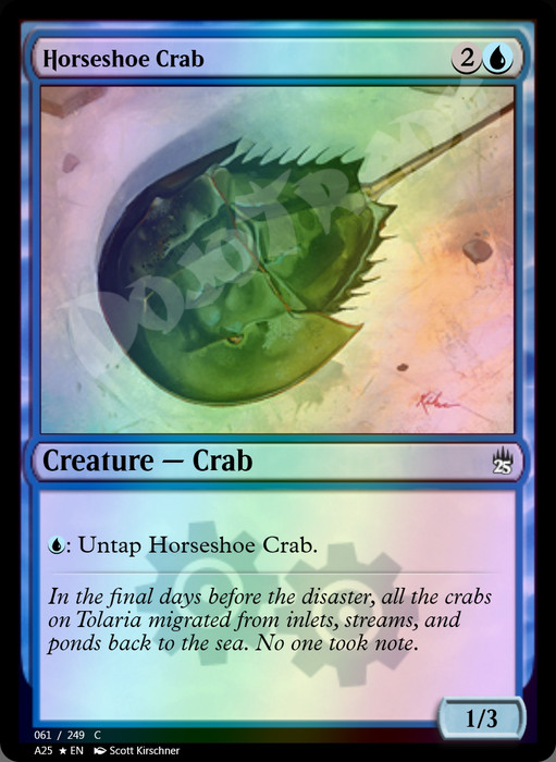 Horseshoe Crab FOIL