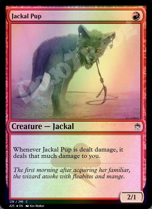 Jackal Pup FOIL