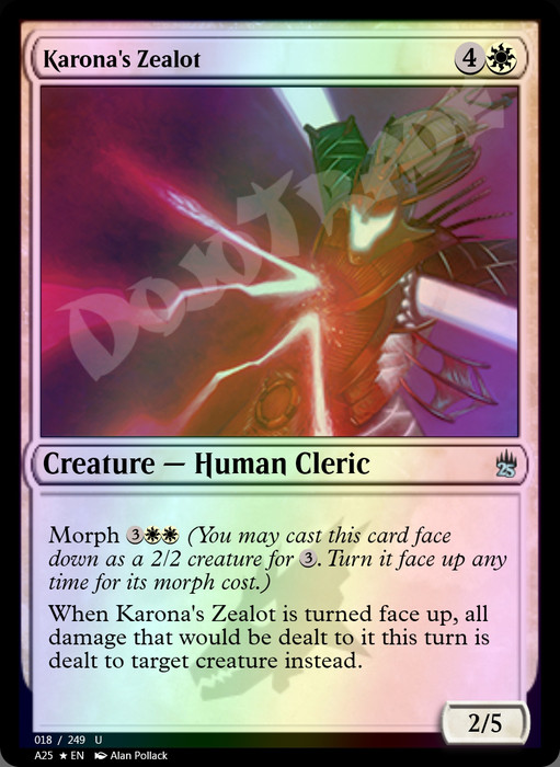 Karona's Zealot FOIL