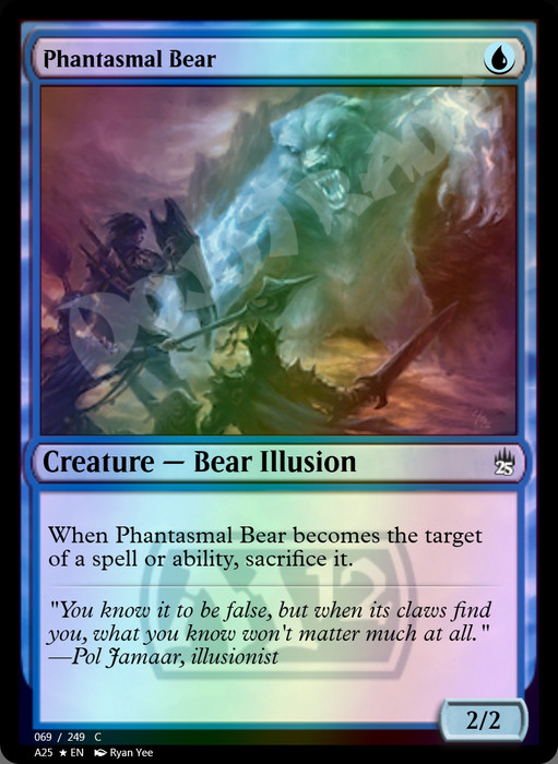 Phantasmal Bear FOIL