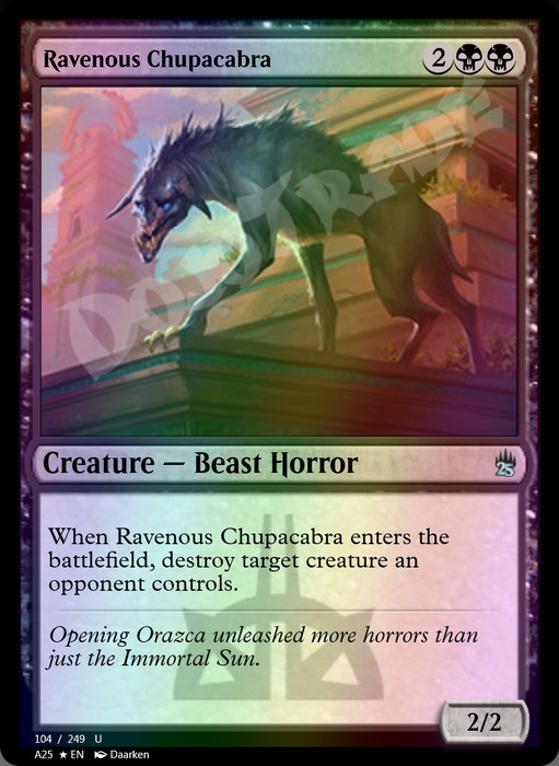 Ravenous Chupacabra FOIL