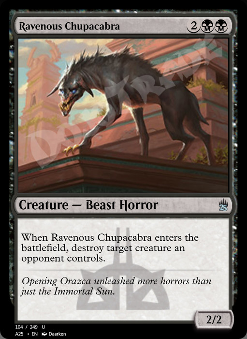 Ravenous Chupacabra