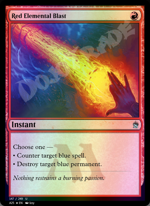 Red Elemental Blast FOIL