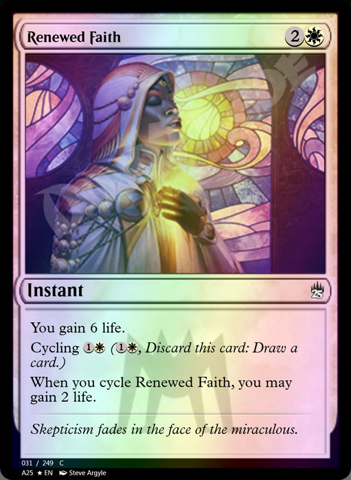 Renewed Faith FOIL