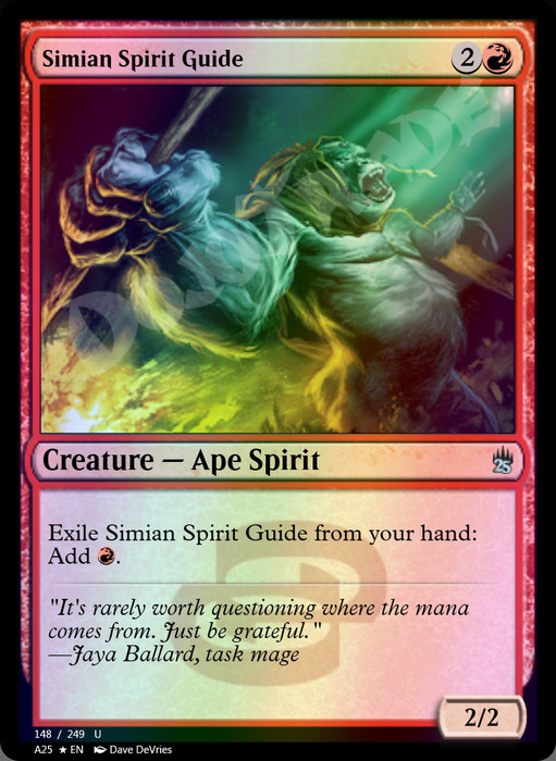 Simian Spirit Guide FOIL