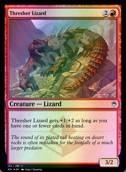 Thresher Lizard FOIL