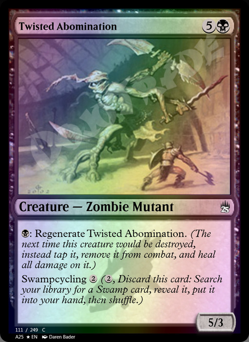 Twisted Abomination FOIL