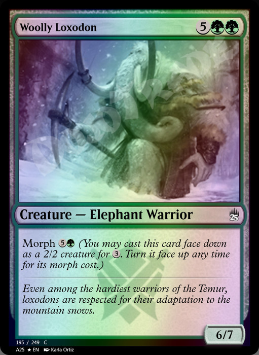 Woolly Loxodon FOIL