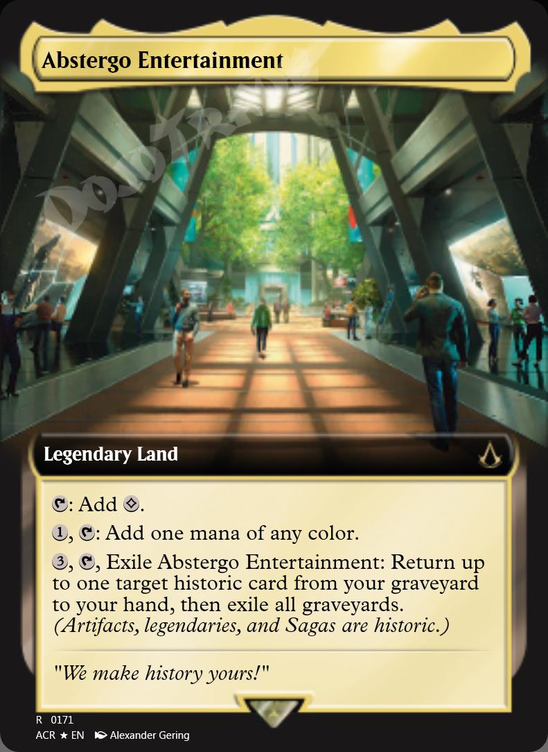 Abstergo Entertainment (Extended Art) FOIL