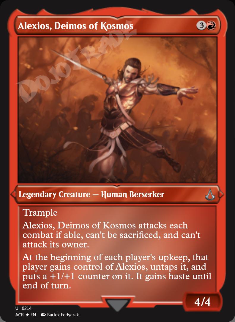 Alexios, Deimos of Kosmos (Etched) FOIL