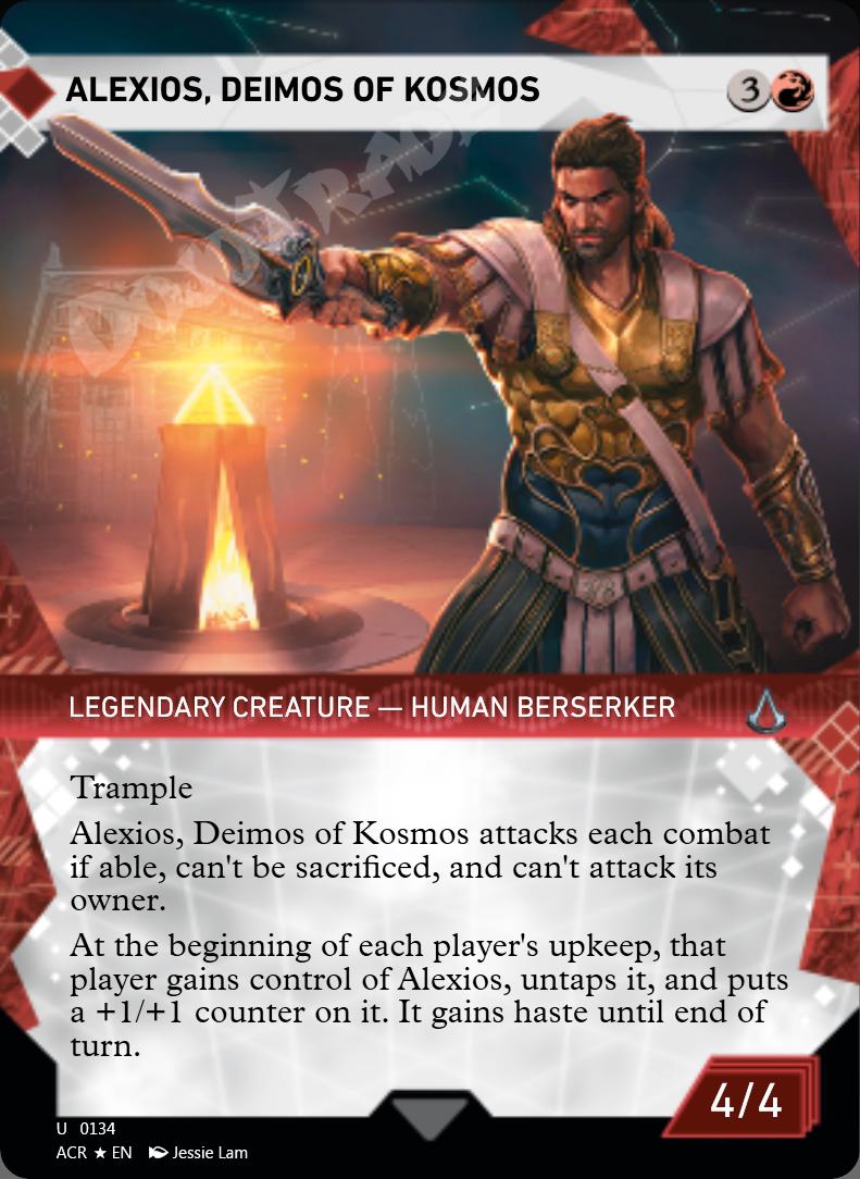 Alexios, Deimos of Kosmos (Showcase) FOIL