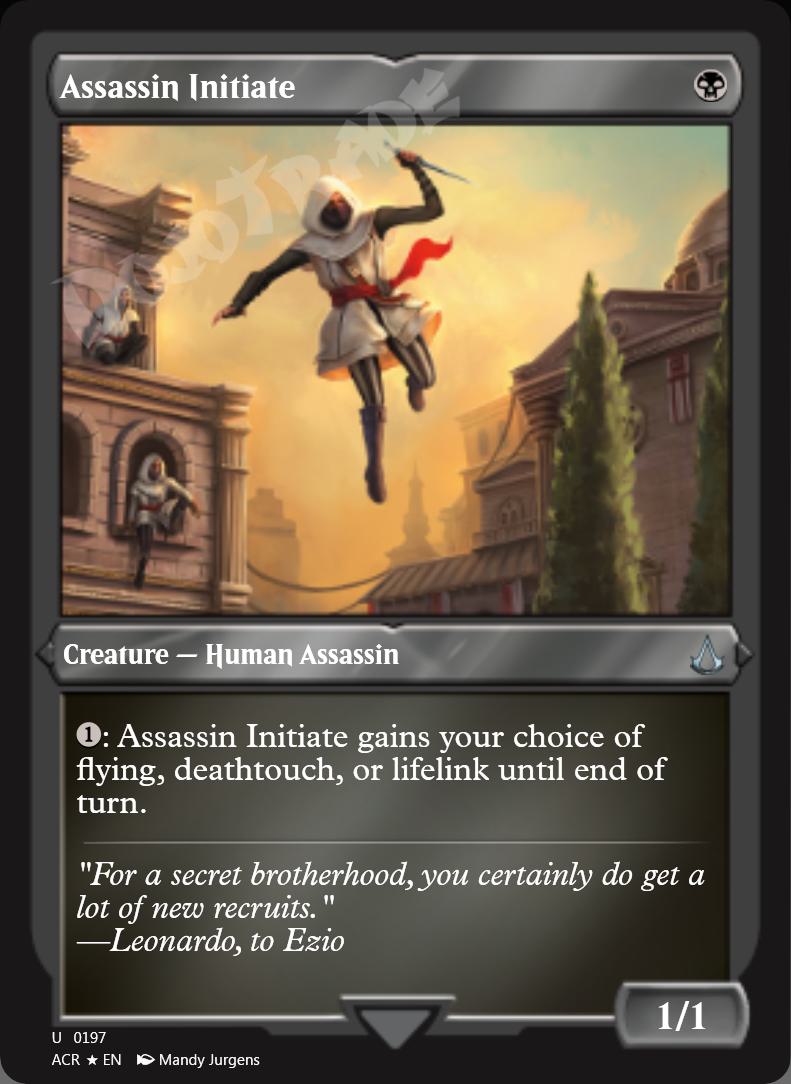 Assassin Initiate (Etched) FOIL