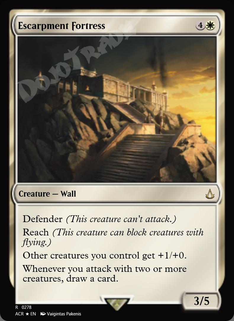 Escarpment Fortress FOIL