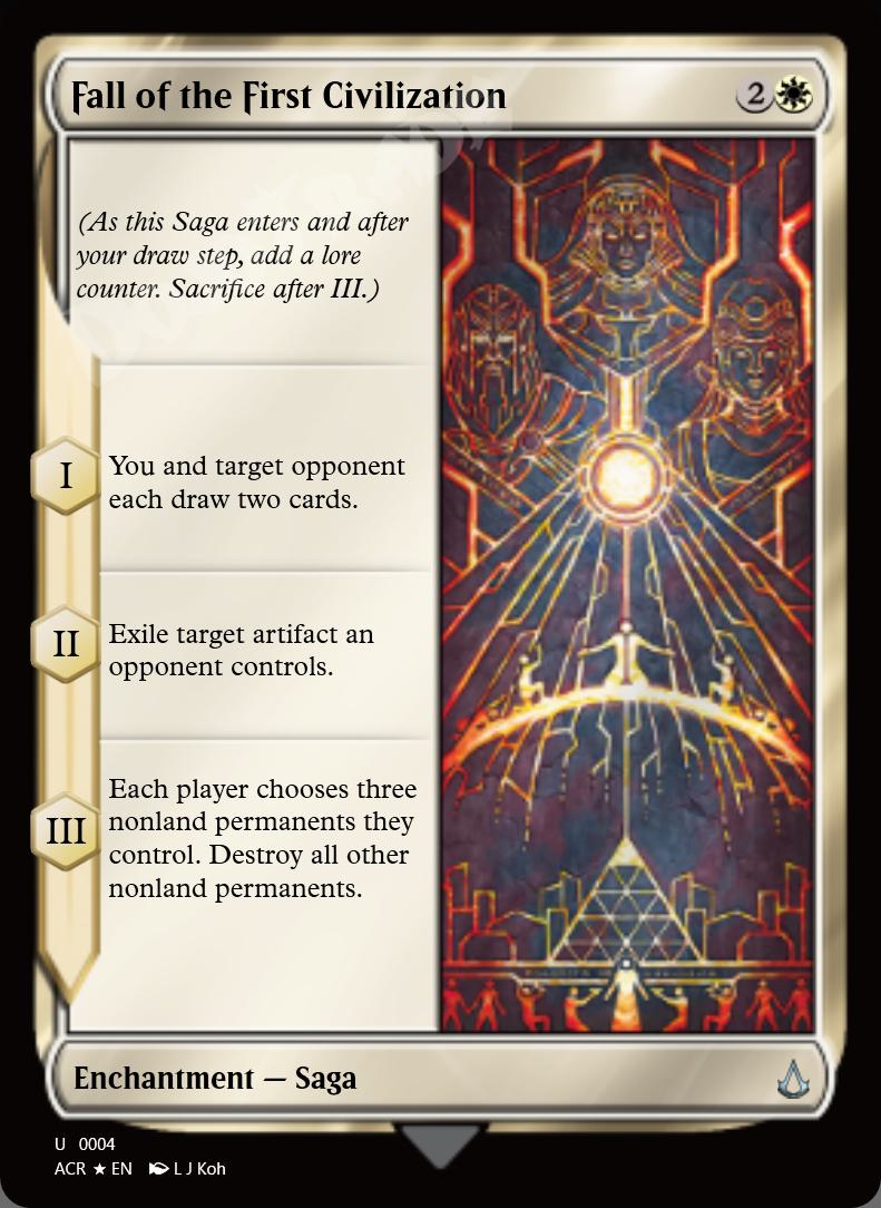 Fall of the First Civilization FOIL