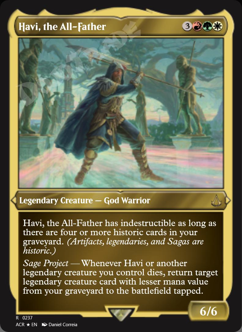 Havi, the All-Father (Etched) FOIL