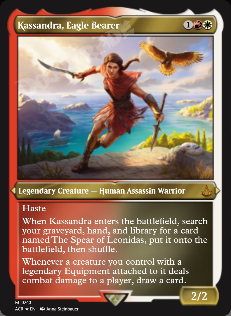 Kassandra, Eagle Bearer (Etched) FOIL