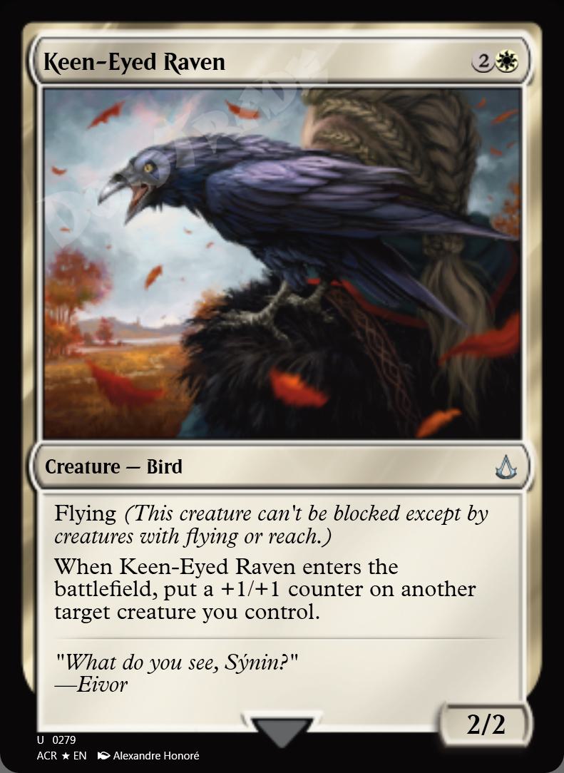 Keen-Eyed Raven FOIL