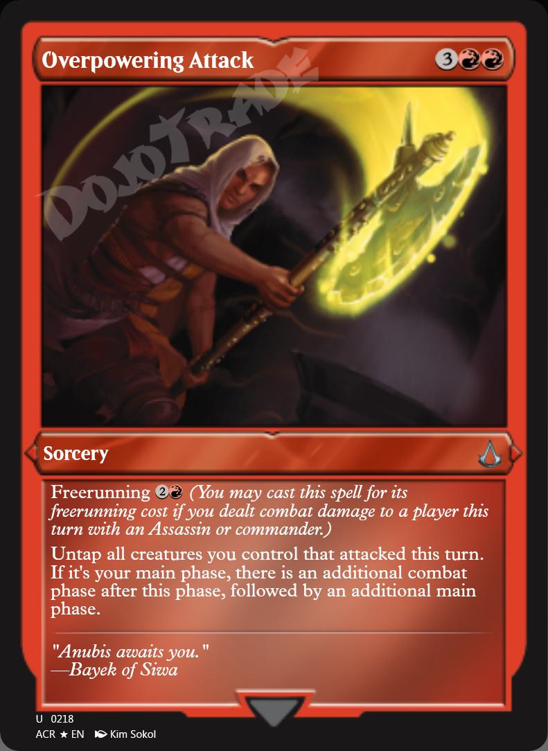 Overpowering Attack (Etched) FOIL