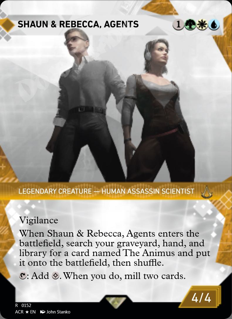 Shaun & Rebecca, Agents (Showcase) FOIL