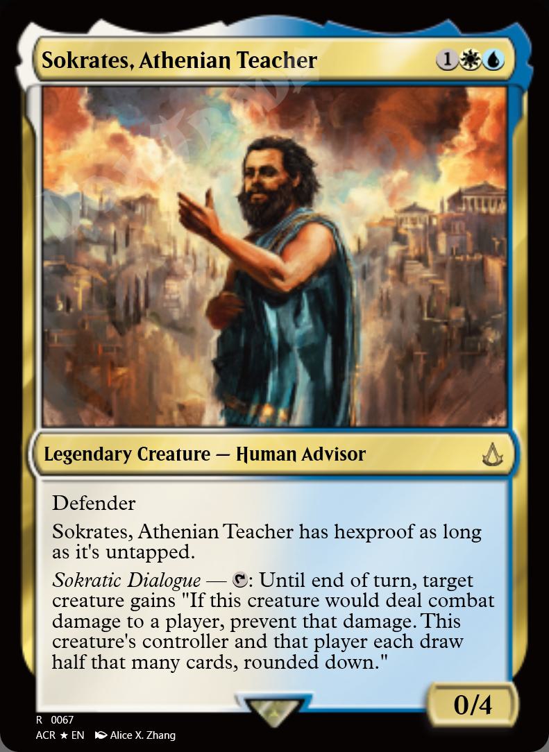 Sokrates, Athenian Teacher FOIL