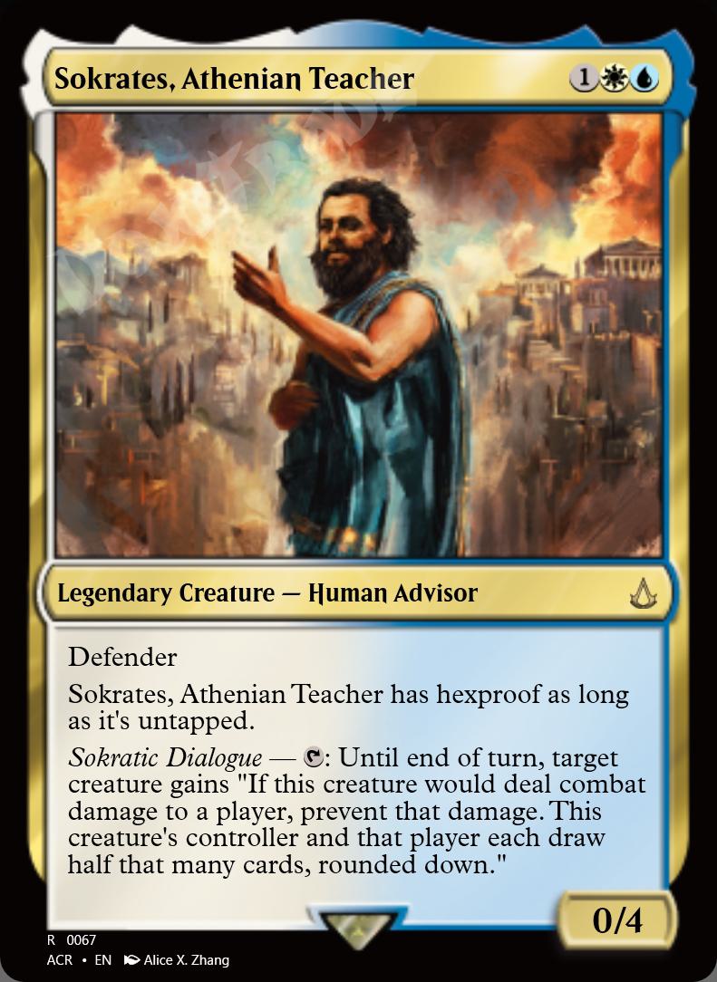 Sokrates, Athenian Teacher