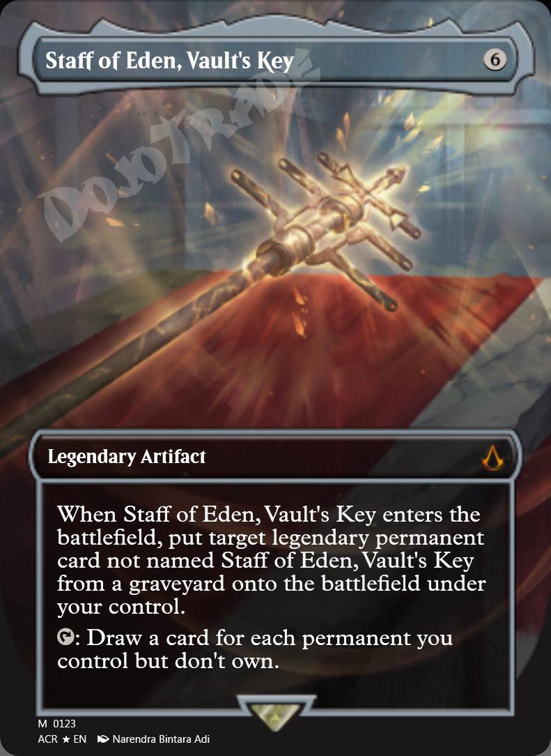 Staff of Eden, Vault's Key (Borderless) FOIL