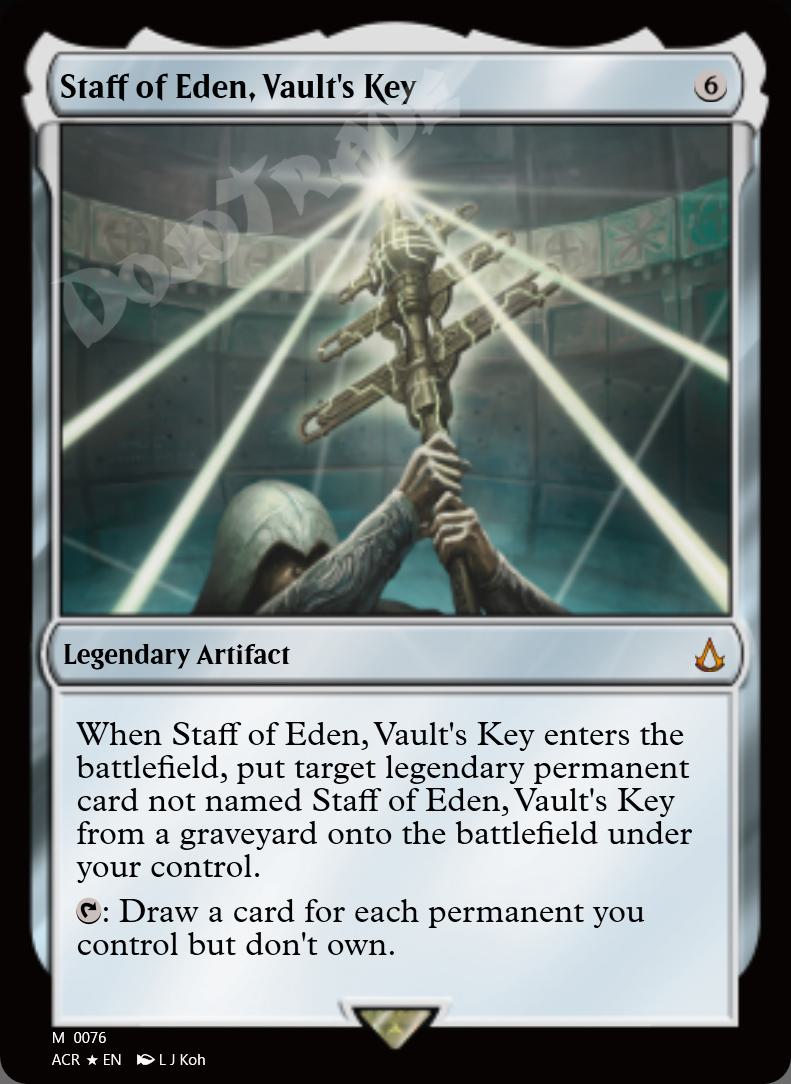 Staff of Eden, Vault's Key FOIL