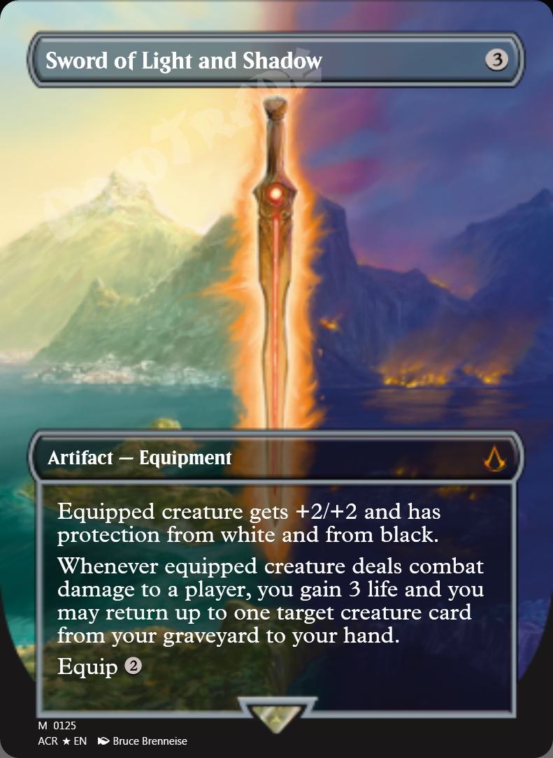 Sword of Light and Shadow (Borderless) FOIL