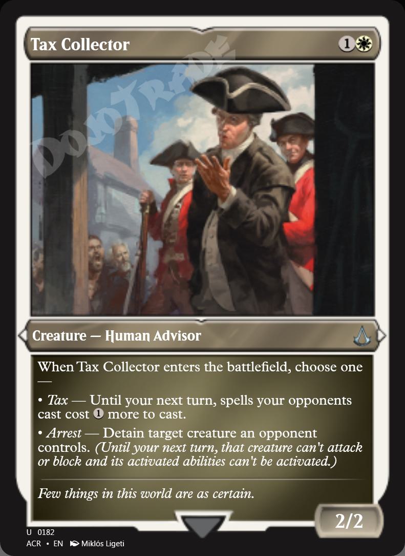 Tax Collector (Etched)