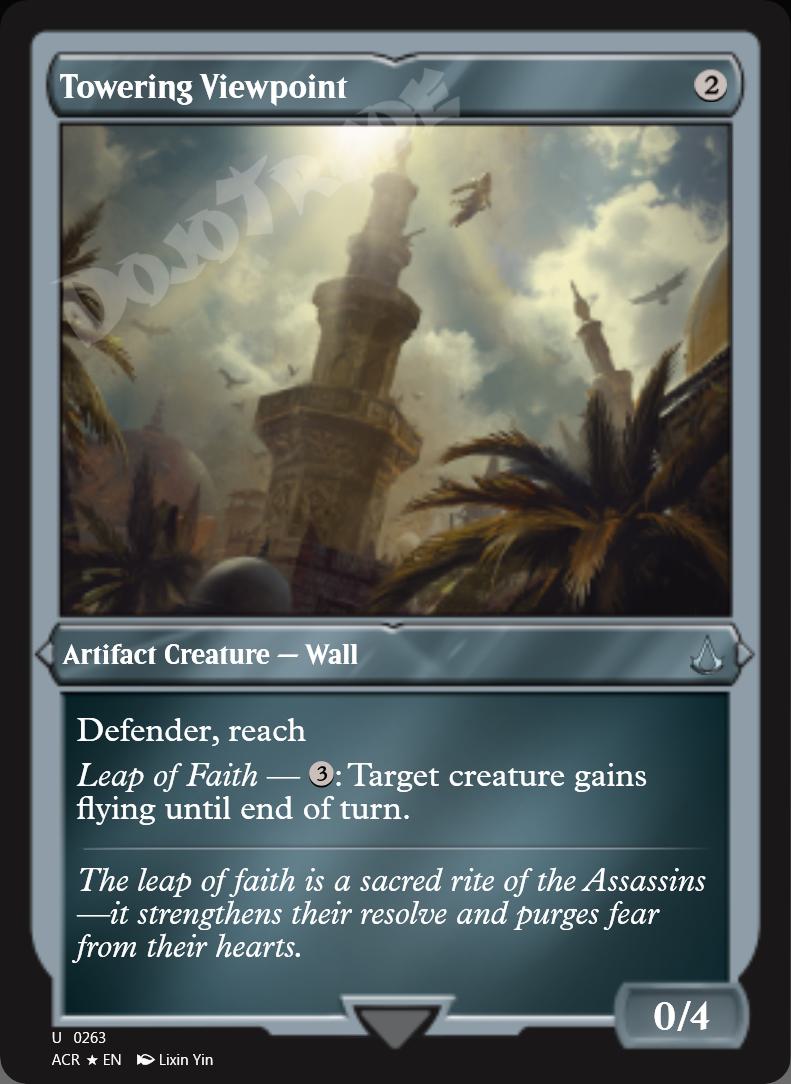 Towering Viewpoint (Etched) FOIL