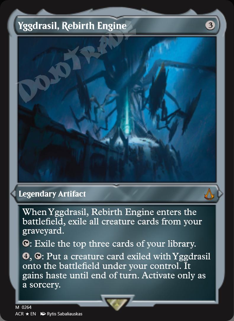 Yggdrasil, Rebirth Engine (Etched) FOIL