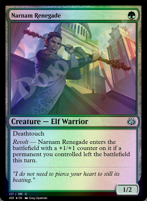 Narnam Renegade FOIL