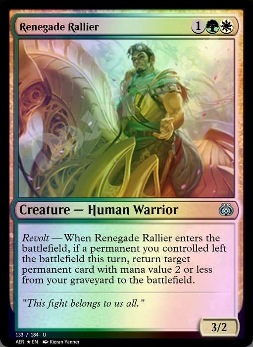 Renegade Rallier FOIL