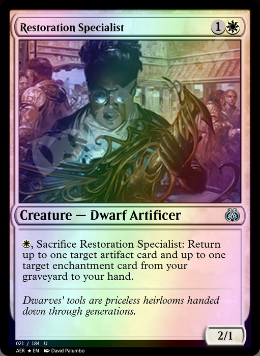 Restoration Specialist FOIL