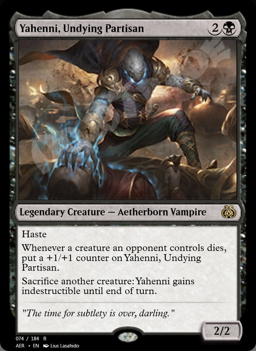 Yahenni, Undying Partisan